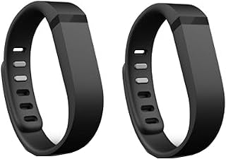 2pcs C-Mall Replacement Bands with Metal Clasps for Fitbit Flex / Wireless Activity Bracelet Sport Wristband / Fitbit Flex Bracelet Sport Arm Band (No tracker, Replacement Bands Only)