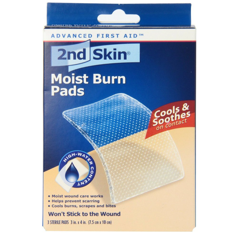 2nd Skin Moist Burn Pads 3 Inches X 4 Inches 3 Each (Pack of 3)