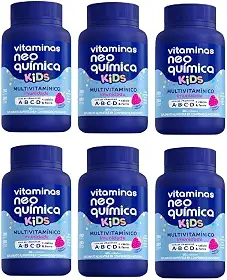 Kit 6 Vitamina Kids 60 Cápsulas - Neo Química