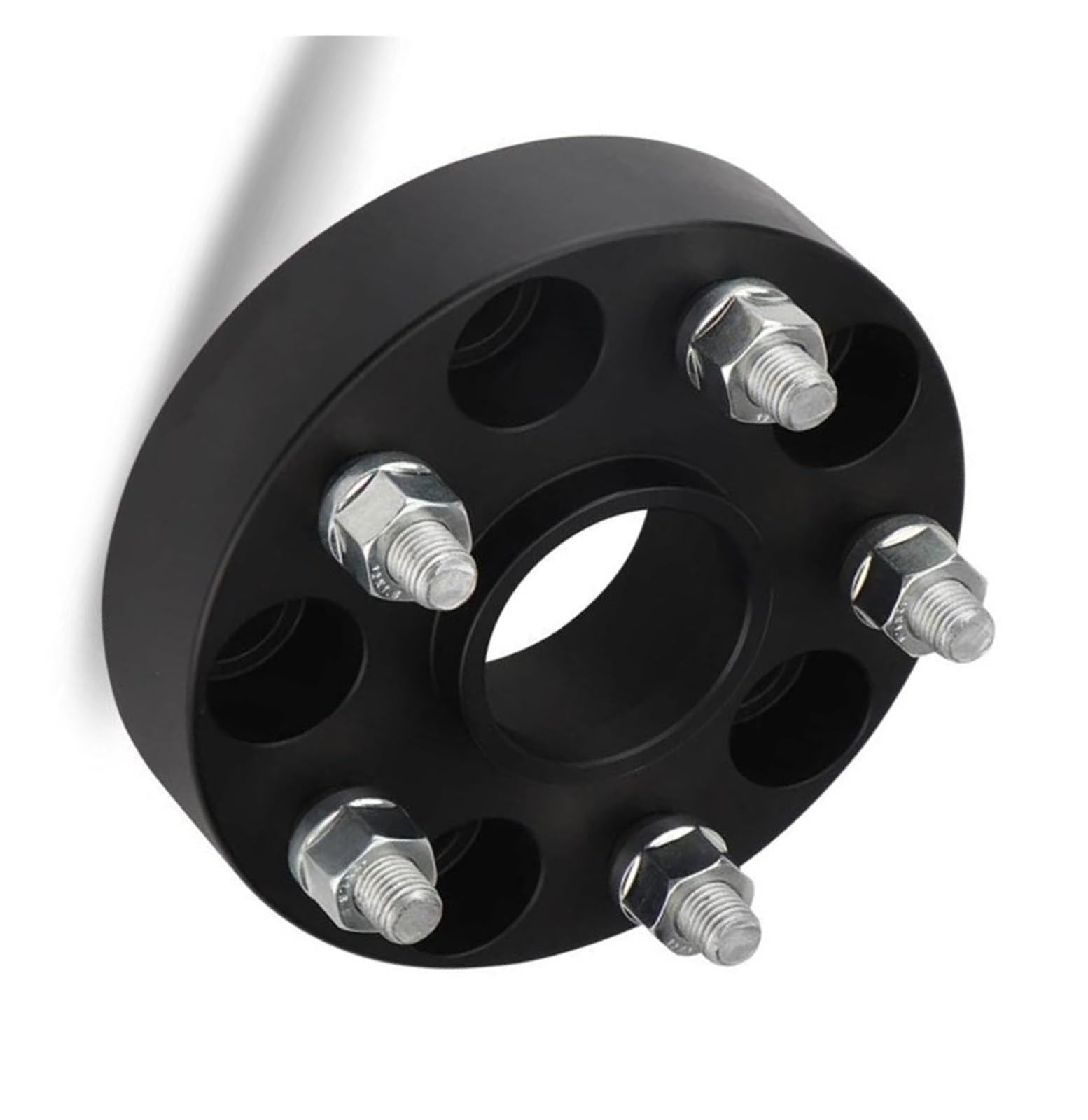 D'entretoise Roue Entretoises Adaptateurs de conversion entretoises roue 15/20/25/30 mm 2 pièces pour PCD 5x114,3 5x100 5x108 5x112 5x120 5x130 pour Lexus(2PCS 20mm Black)