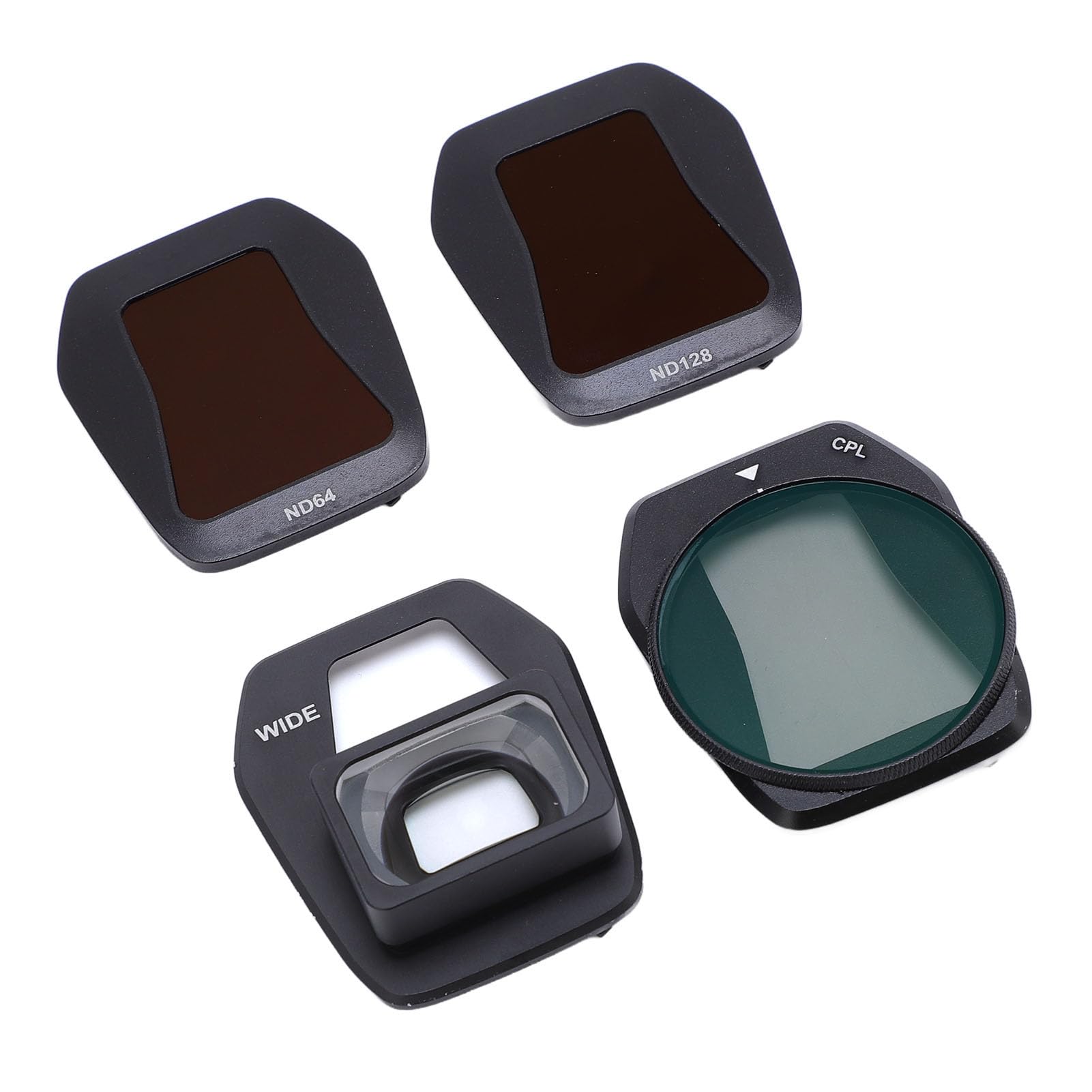Set di Filtri per Lenti per AIR 3s 4 IN 1 0.35X Drone Obiettivo Grandangolare ND128 ND64 Kit Filtro Lente per Drone Regolabile CPL Polarizzatore a densità Neutra