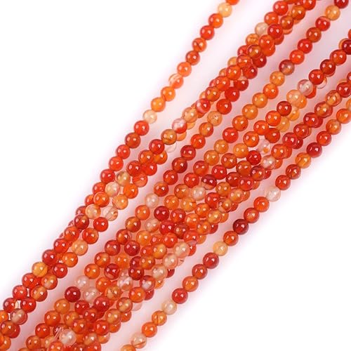 Miniatura 485 de GEM-Inside - Cuentas sueltas de piedra de lava negra natural de 0.315 in para hacer joyas, 15 pulgadas Cordierita de grado A