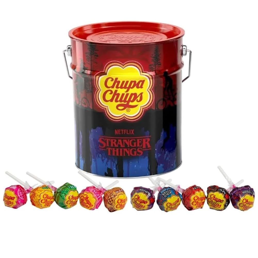 Lata Coleccionista Caramelos Stranger Things – Edición Limitada Inspirada en Serie de Televisión – Regalo Original para Fans de la Serie – Funtastyc