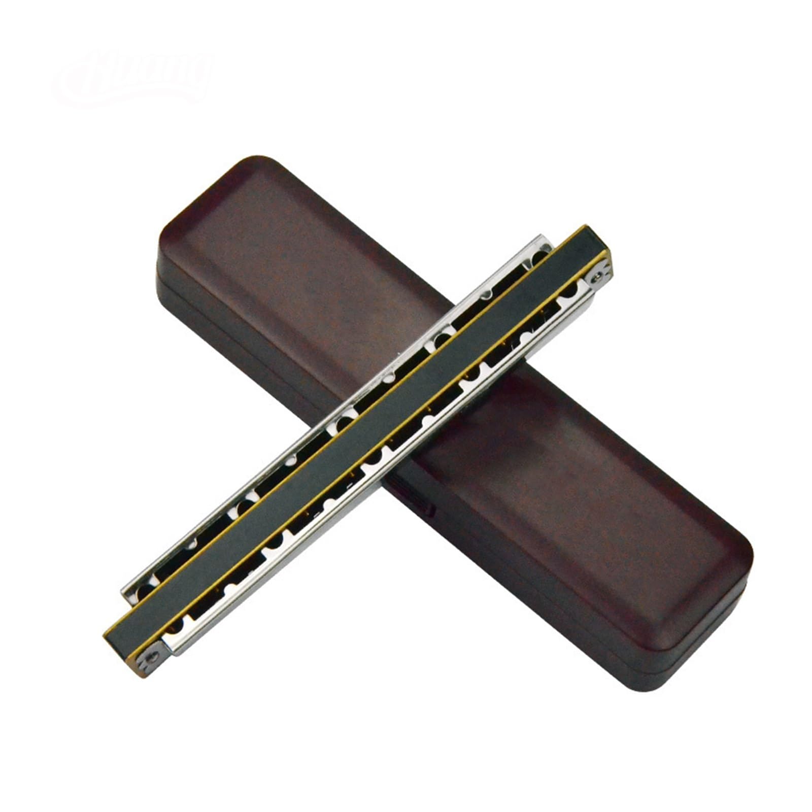 Mundharmonikas 24-Loch Polyphone C-Mundharmonika Als Musikinstrument Für Anfänger