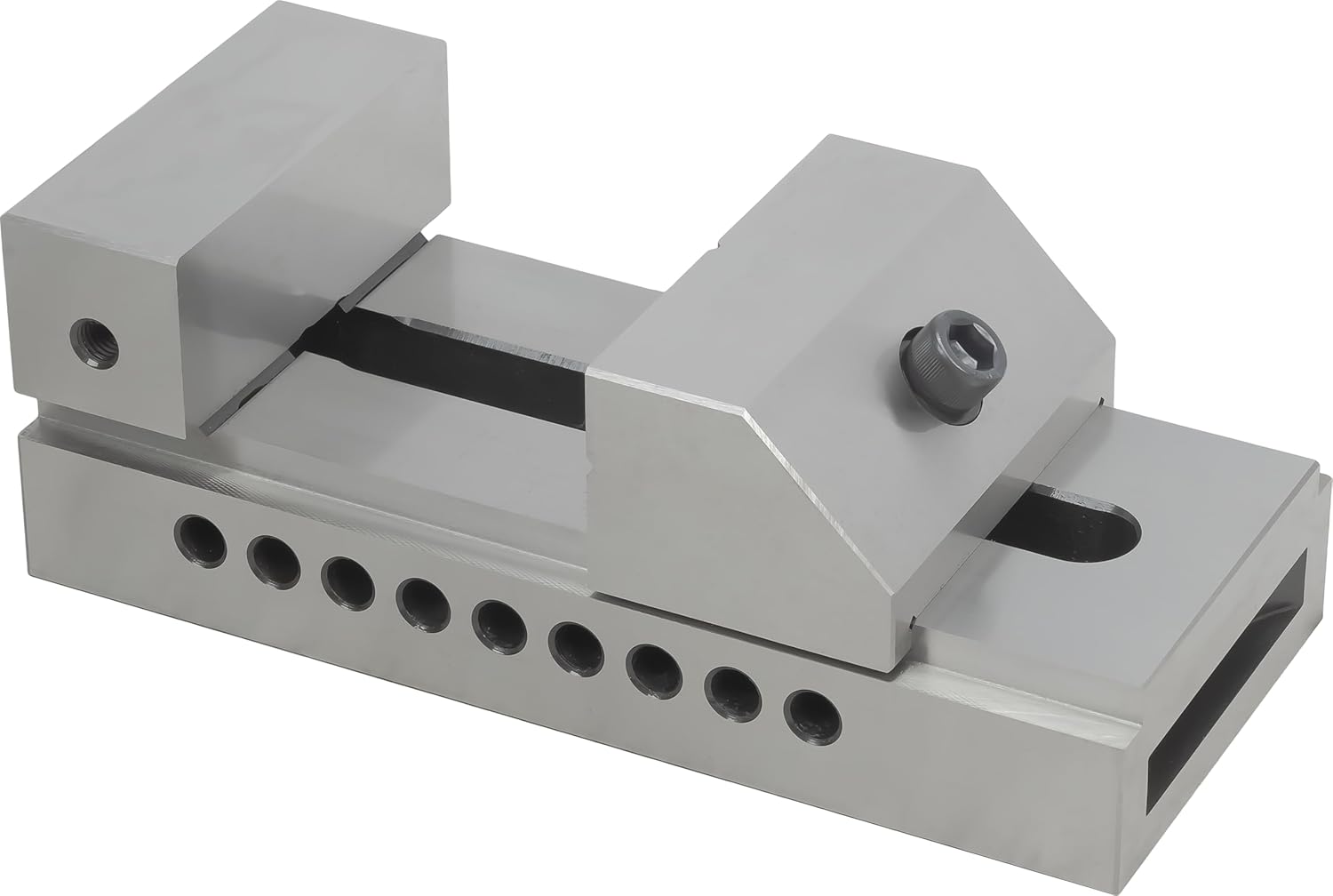 CME Screwless-Type Toolmaker's Vise, 1" Jaw Width, 1" Maximum Opening, High-Precision Workholding Vise With Multi-Orientation Mounting For Milling, Inspection, Grinding, Wire EDM