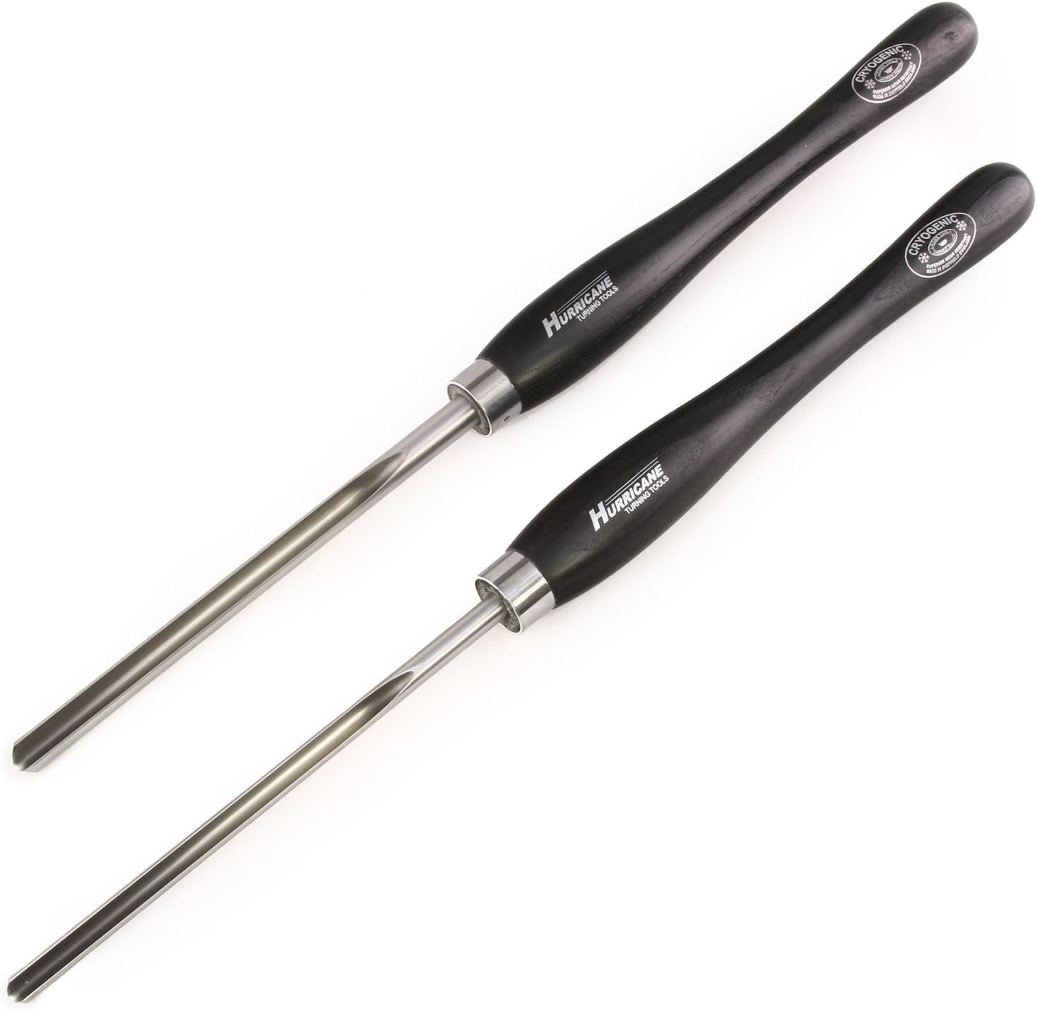 M2 Cryo, 2 Piece Bowl Gouge Set (5/8" and 1/2" Bar Stock), Pro Series Woodturning Tools