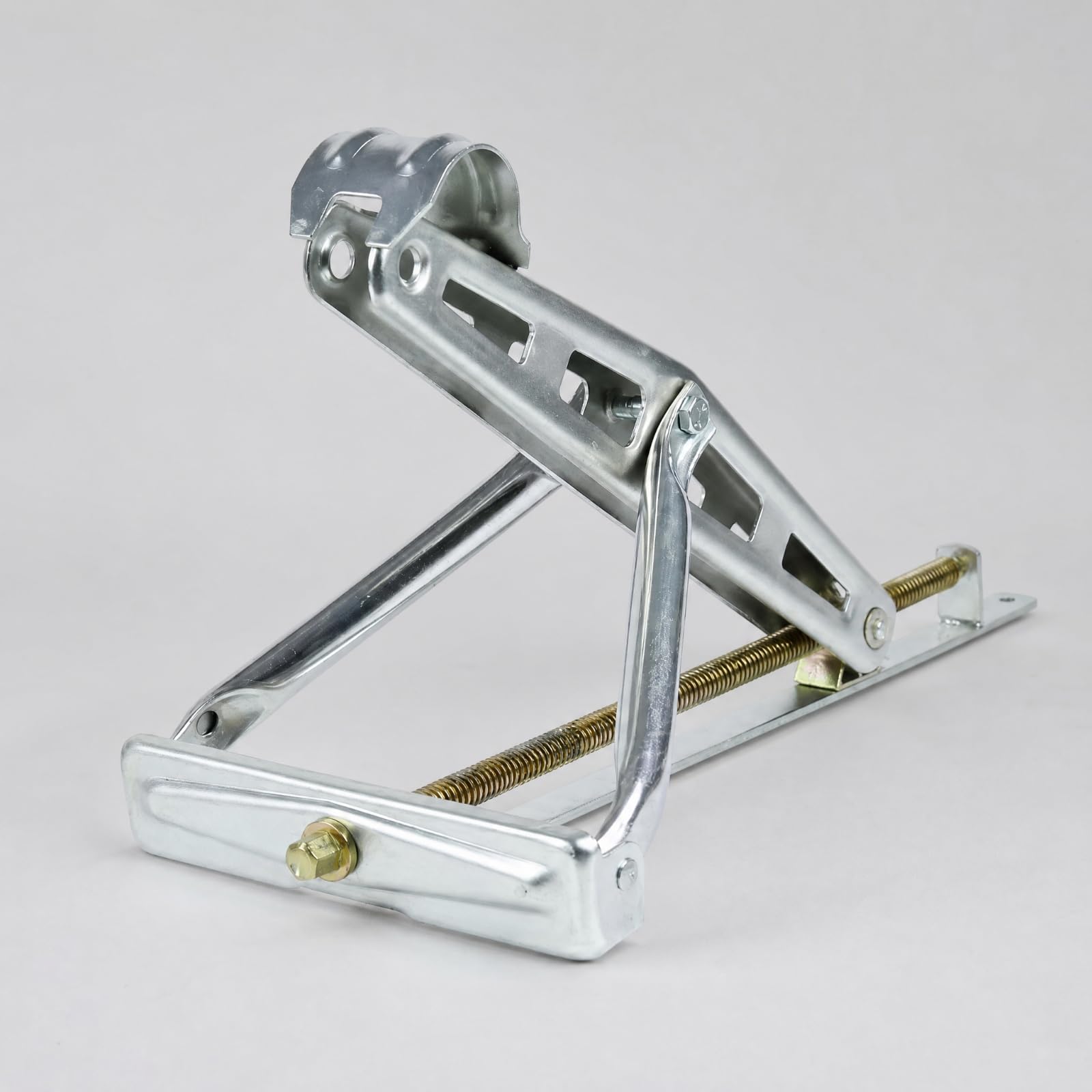 Piedino Stabilizzatore per Rimorchio con Manovella Supporto per Roulotte con Base Ampia per Terreni Diversi in Campeggio