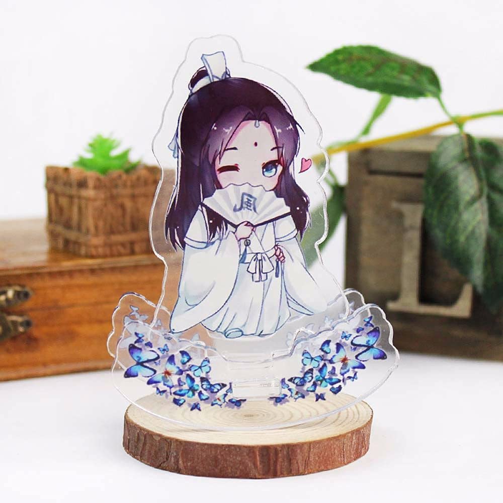 Anime Tian Guan Ci Fu Display Stand Figure Model Heaven Official's Blessing Figure Acrylic Standing Model Desktop Decoration Anime Fans Gift(D)