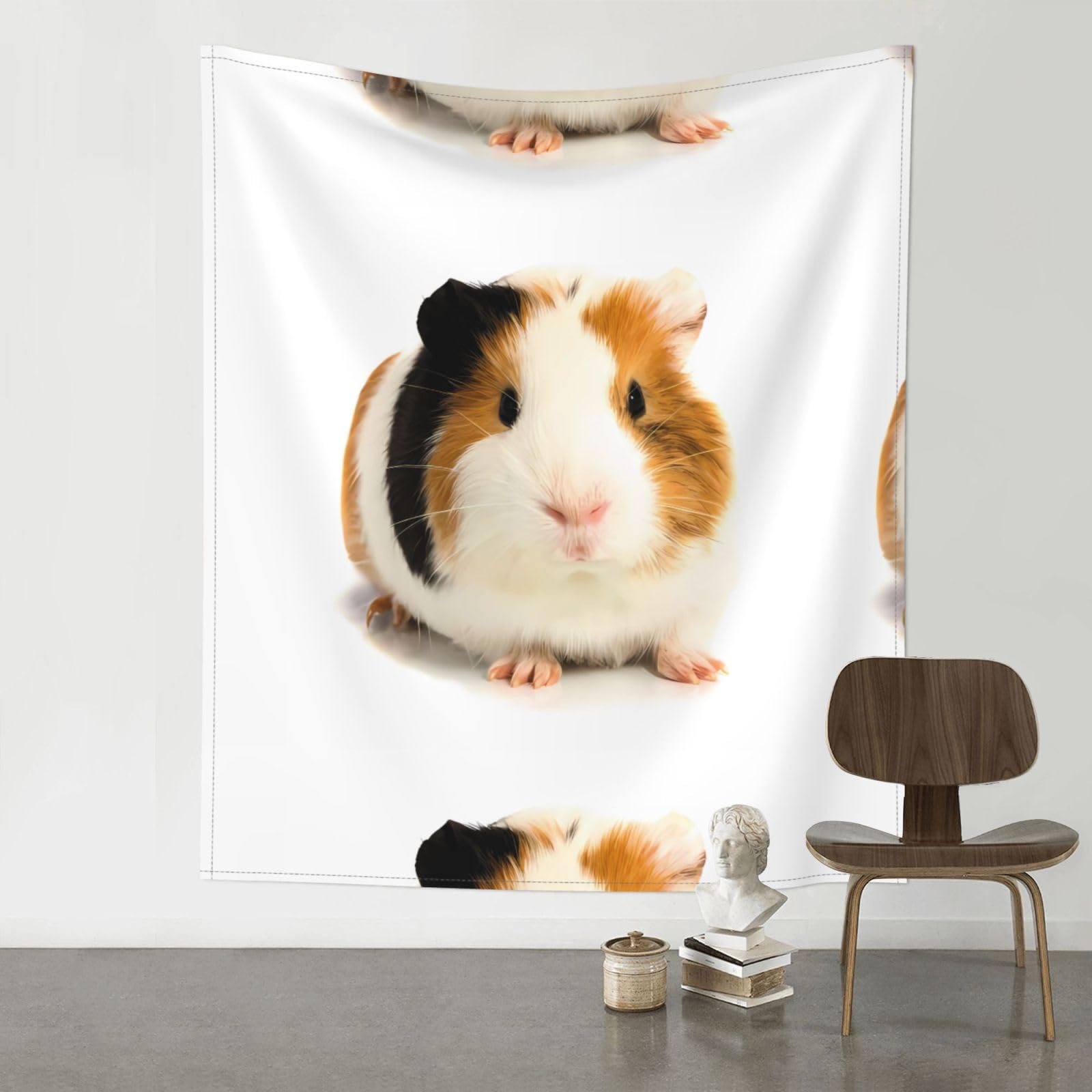 HJFCZH Cute Guinea Pig Prints 60x51in Wall Tapestry Bohemian Throw - Dorm Decor, Beach Blanket, Sofa Cover & Unique Gift