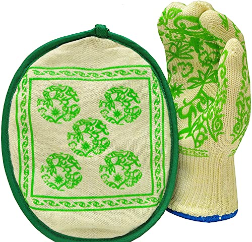 G & F 1688 Nomex & Kevlar Heat-Resistant Oven Gloves Set