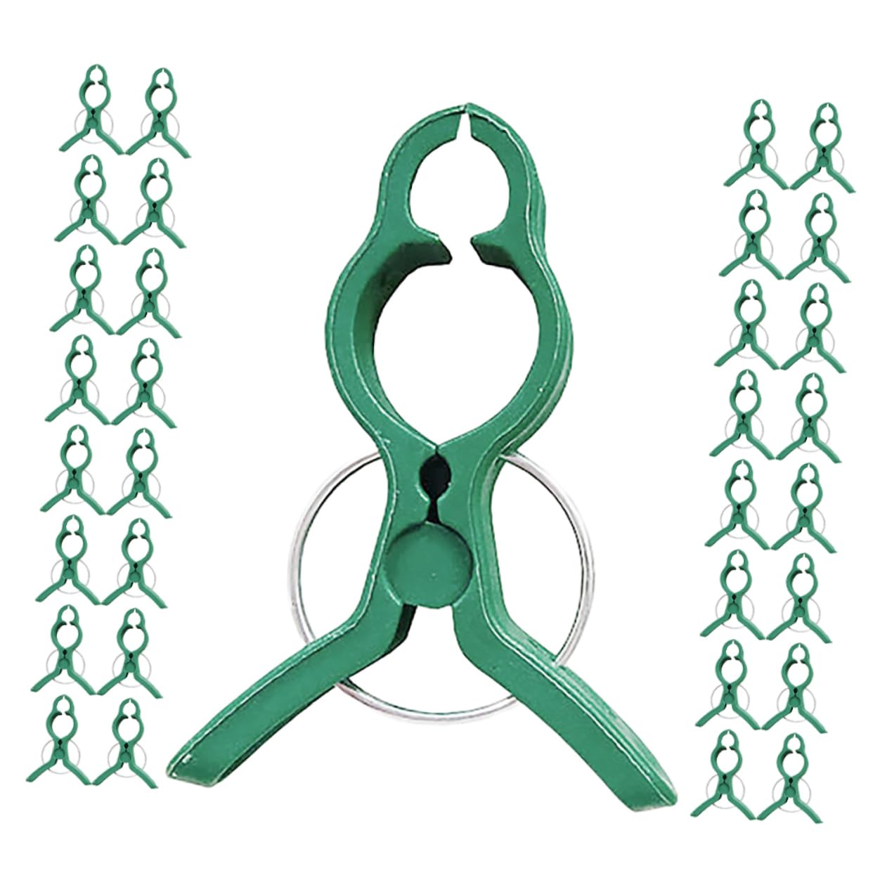 60stücke Pflanzenstützclips Gartenclips Zur Unterstützung Von Tomaten Orchideen Und Anderen Kletterpflanzen Flexible Und Robuste Rankhilfe Für Gesunde Pflanzenentwicklung