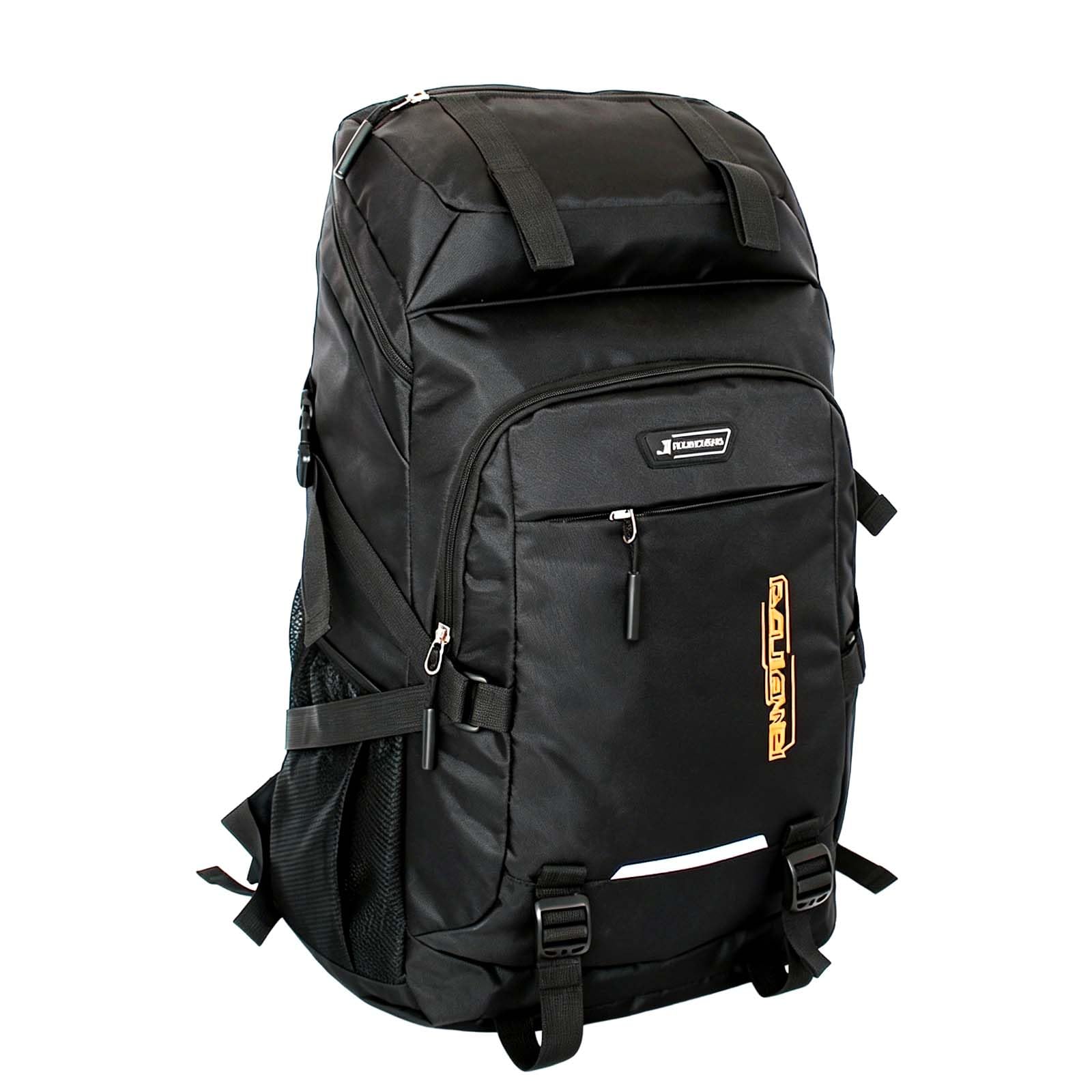 Naapesi Sac à Dos Randonnée Homme Femme 50L, Sac a Dos Voyage Imperméable Grande Capacité, Sac de Randonnée Léger et Respirant pour Trekking, Camping, Sport en Plein Air - Noir