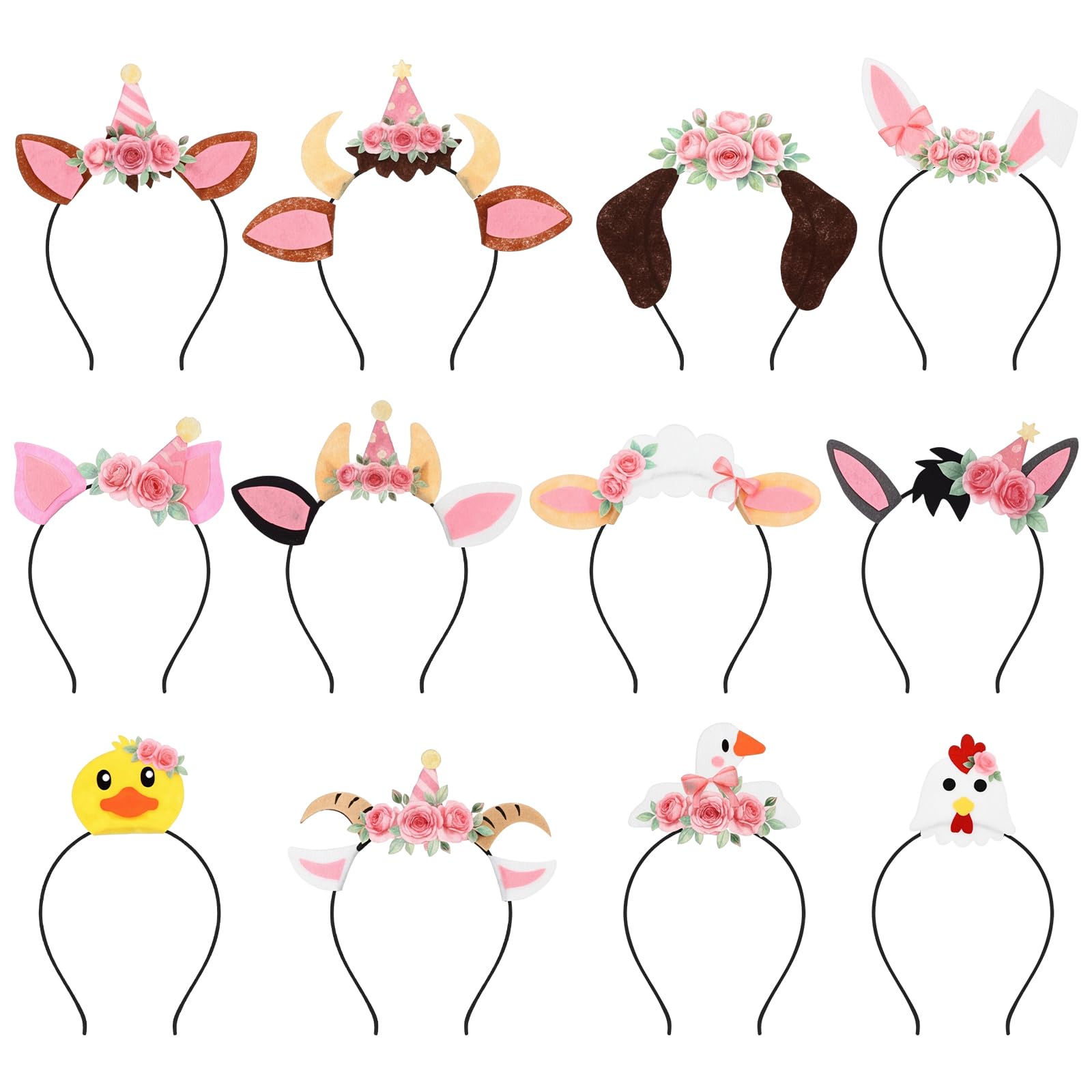 Giegxin Animal Ear Headbands for Photo Props