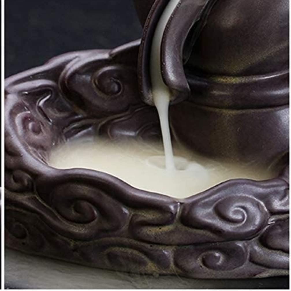 Räuchergefäß Yoga Creative Reflux Weihrauchbrenner Viewing Flow Sandelholz Weihrauchbrenner Keramik Weihrauchbrenner Teezeremonie Dekoration Aromatherapie