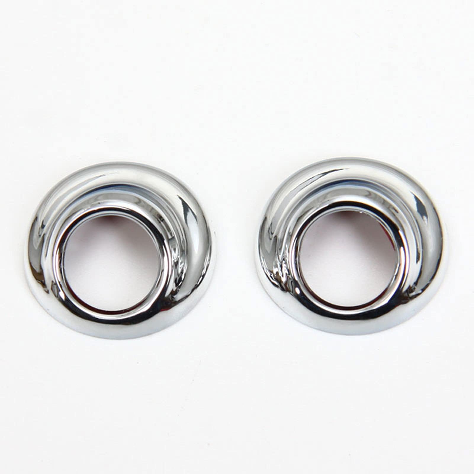 2pcs ABS Headlight Lamp Spray Nozzel Cover Cap Trim Rim Decoration,For Cherokee 2014-15 car styling car covers auoto accessories