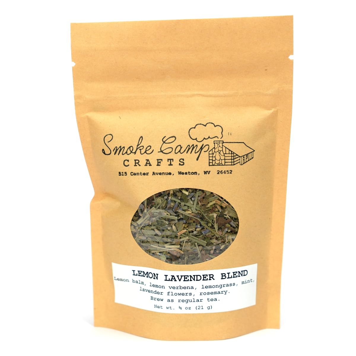 Smoke Camp Crafts Herbal Tea Blend - Lemon Lavender Blend, 3/4 oz (21 g) - Calming and Relaxing Looseleaf Tea - Image 2