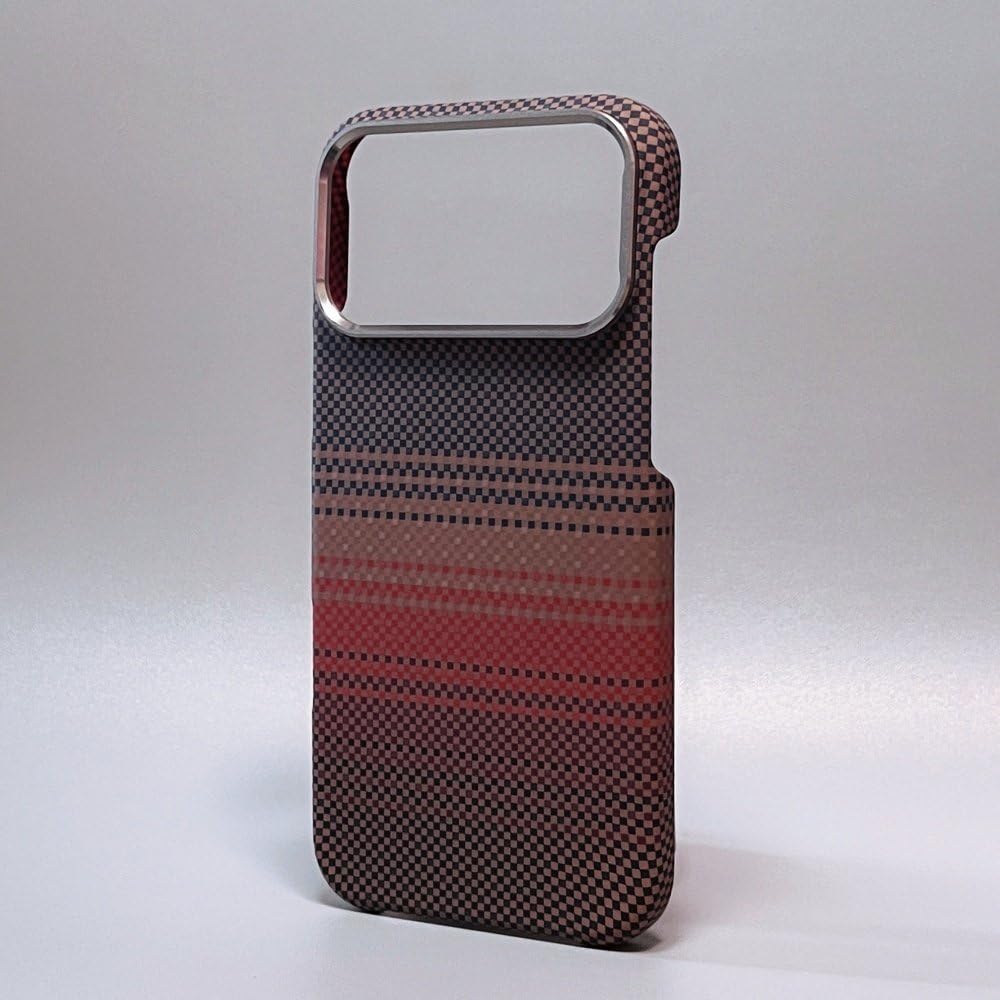Étui de luxe en fibre de carbone iPhone 14 Pro Max avec protection antichoc objectif rigide