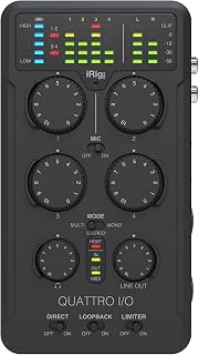 IK Multimedia iRig Pro Quattro I/O, (IP-IRIG-QUATTRO-IN)