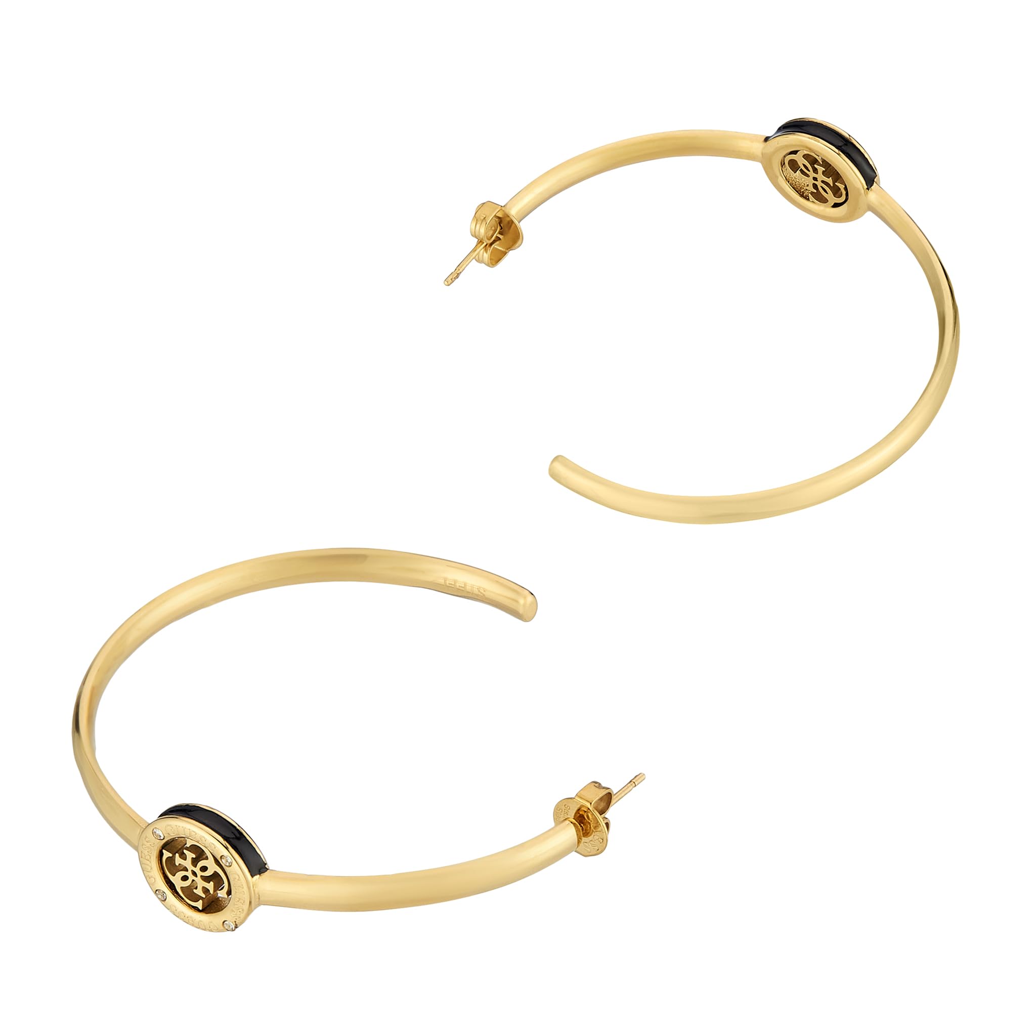 4G Loop Gold-Plated Stainless Steel Earrings For Women | Hypoallergenic | Lightweight & Durable | Perfect For Gifting-image-4