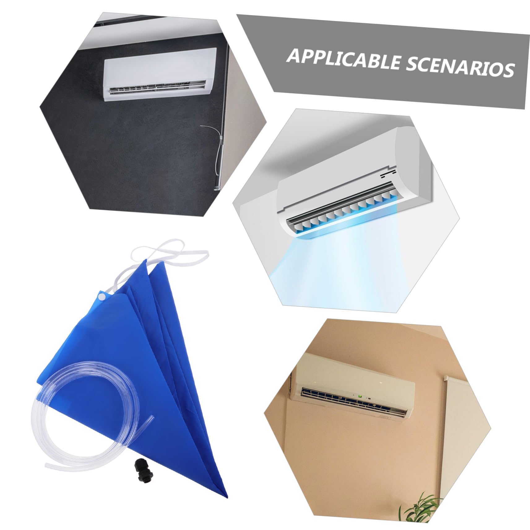 HOMSFOU Borsa Di Pulizia Per Climatizzatori Con Tubo Da Metri Accessorio Professionalper Rimuovere Polvere Per Uffici e Case