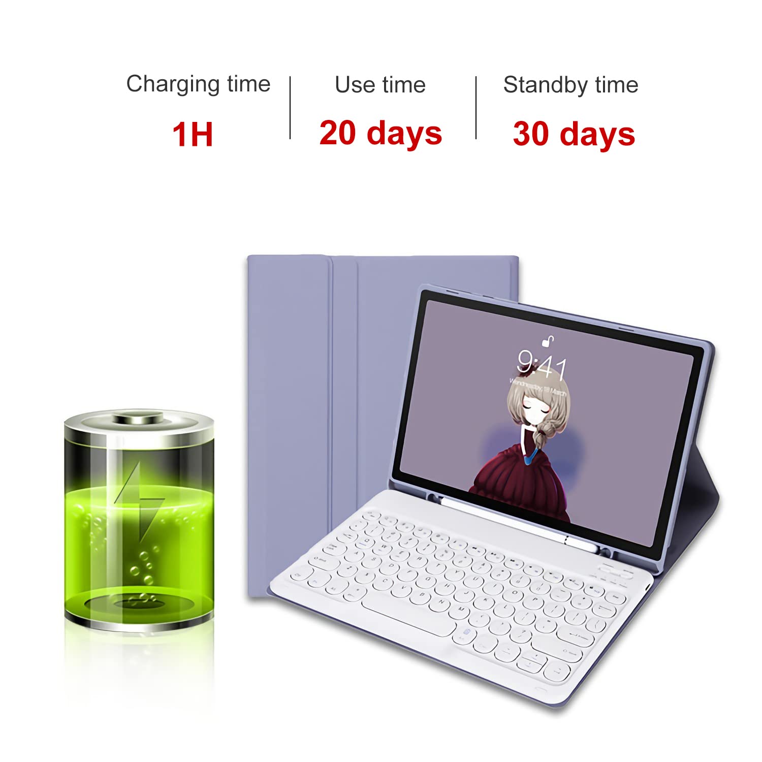 Amazon.co.jp: Samsung Galaxy Tab S6 Lite 10.4インチ用キーボード