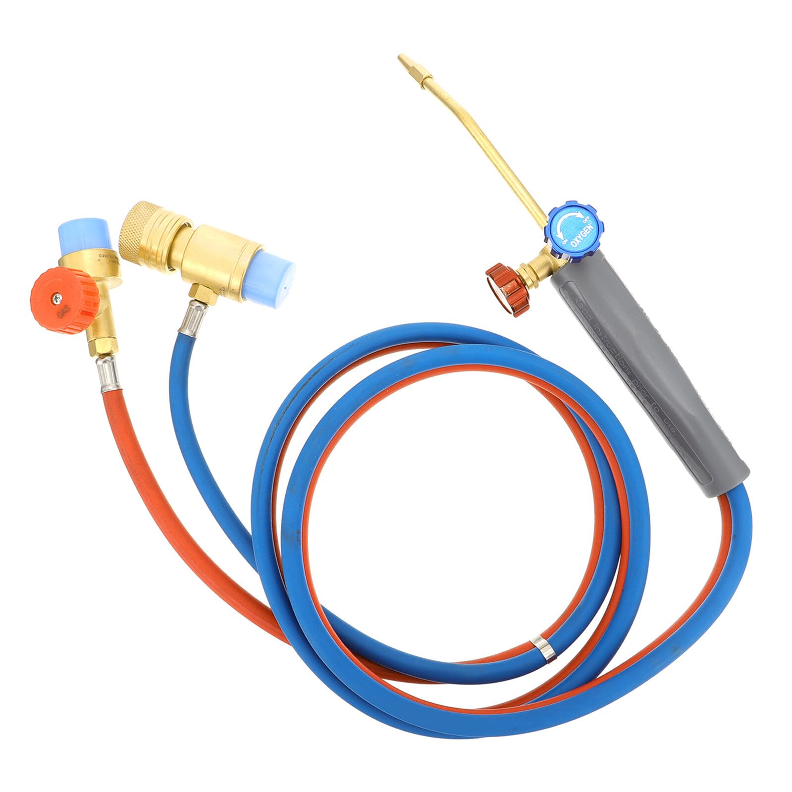 Antorcha de Gas Propano Micro de Corte con 2m, Cobre y Goma | Herramienta de Soldadura de Oxígeno Miniatura, Ligera y Precisa, Estilo Americano