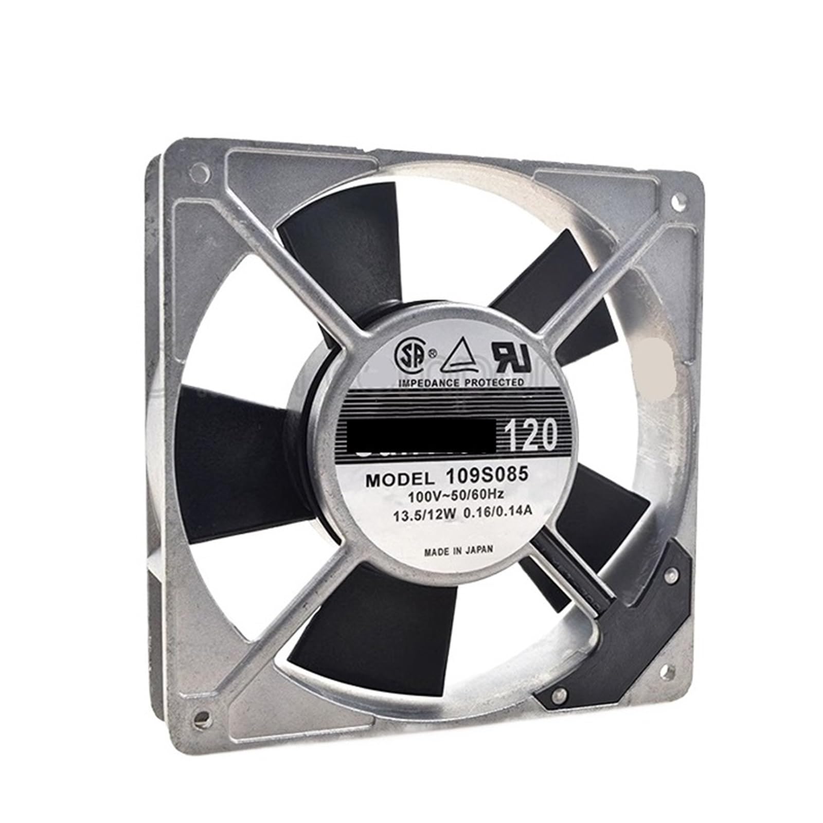 PEQYUACTE 109S085 100V 120 * 120 * 25MM 13.5/12W 0.16/0.14A Fan