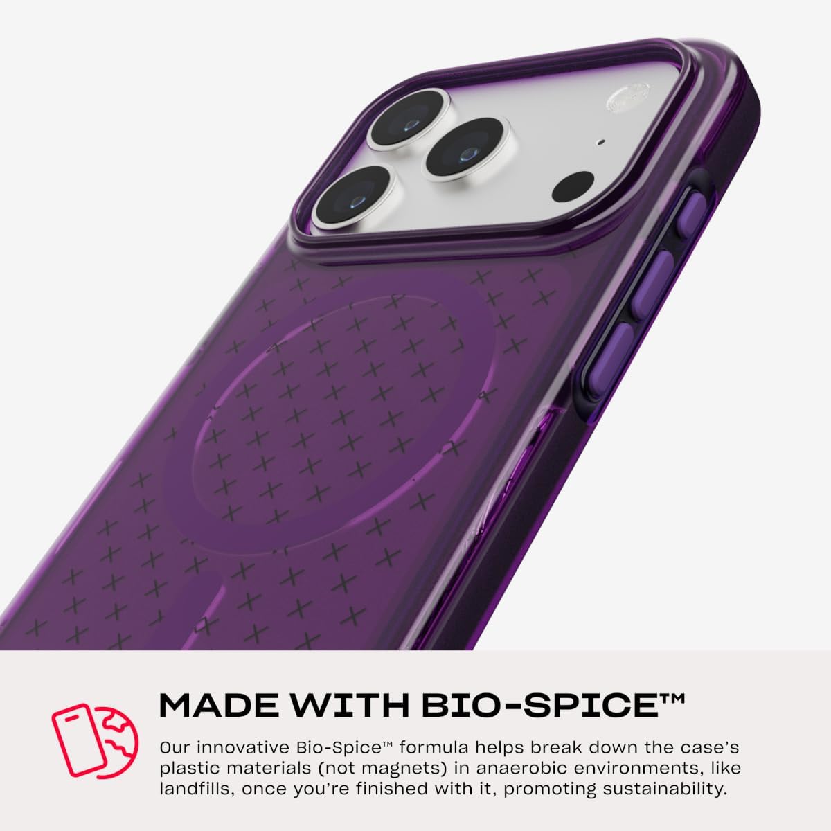 Tech21 EvoCheck with MagSafe for Apple iPhone 17 Pro Kindred Purple - Image 10