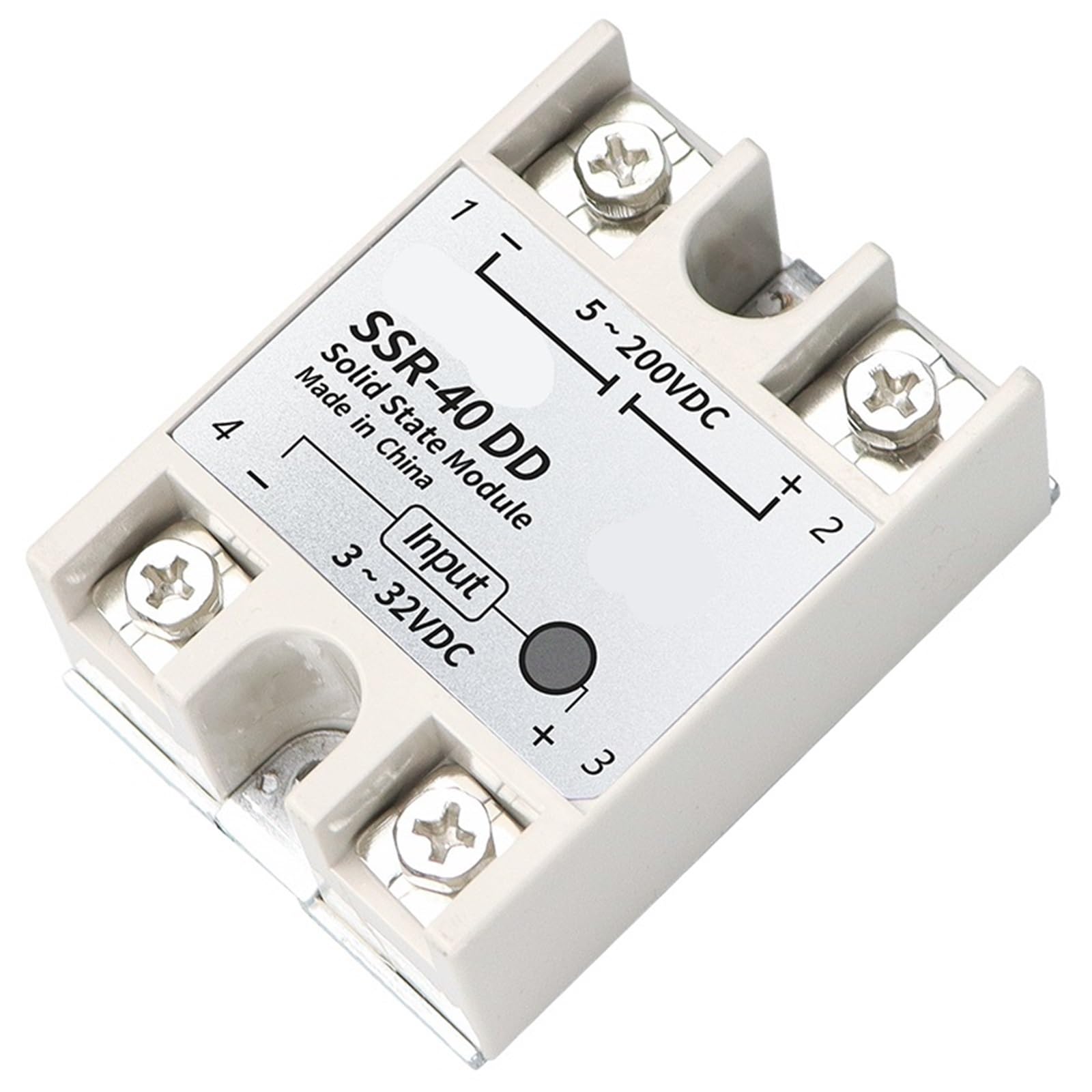 Relais statique monophasé domotique SSR-25DD coque blanche - 6