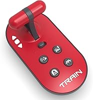 Vista 8 de Juego de trenes de juguete con locomotora de control remoto, tren motorizado para pista de madera, tren eléctrico y túnel con efecto de sonido e