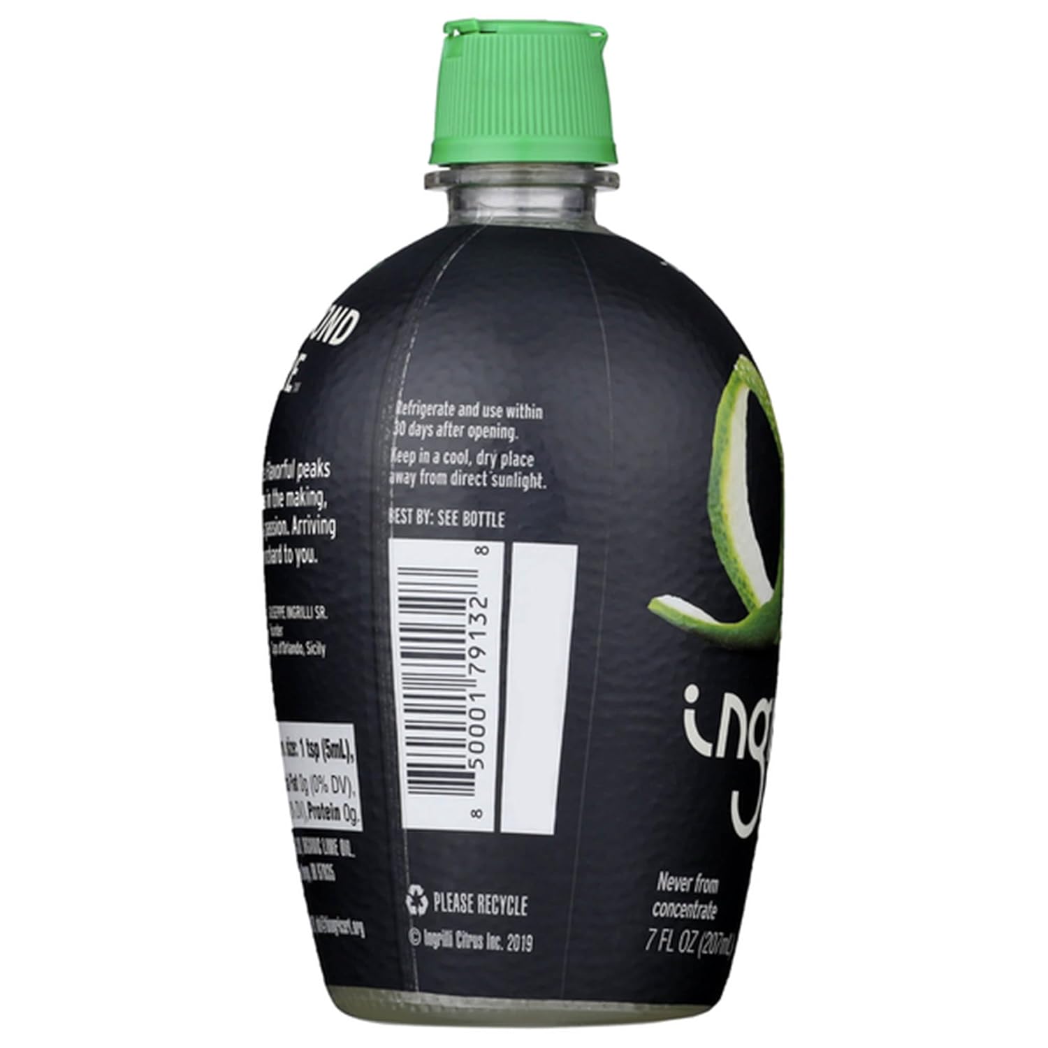 Ingrilli Organic Lime Squeeze, 7 Fl Oz Bottle (Pack of 6)