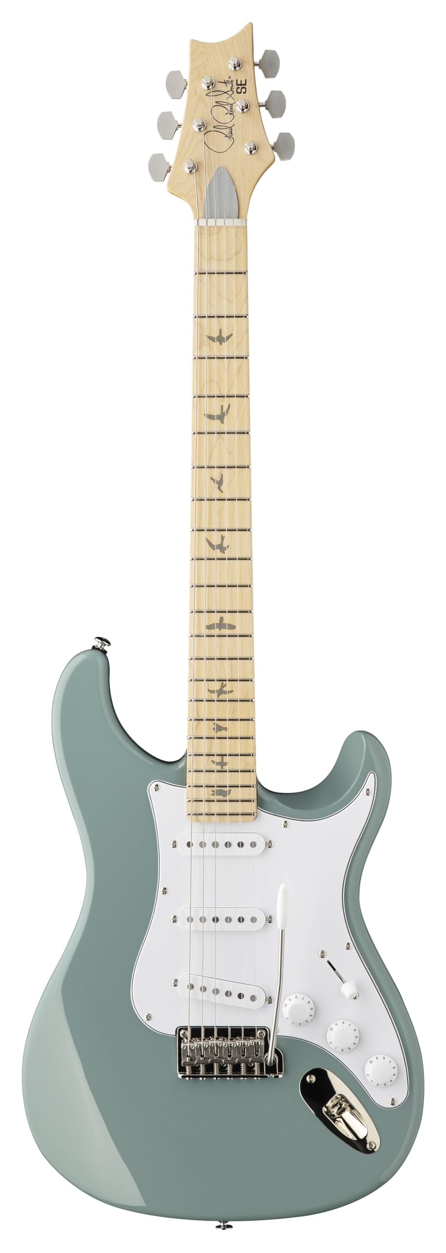 Amazon.com: PRS SE Silver Sky Maple Board, Stone Blue with Bag