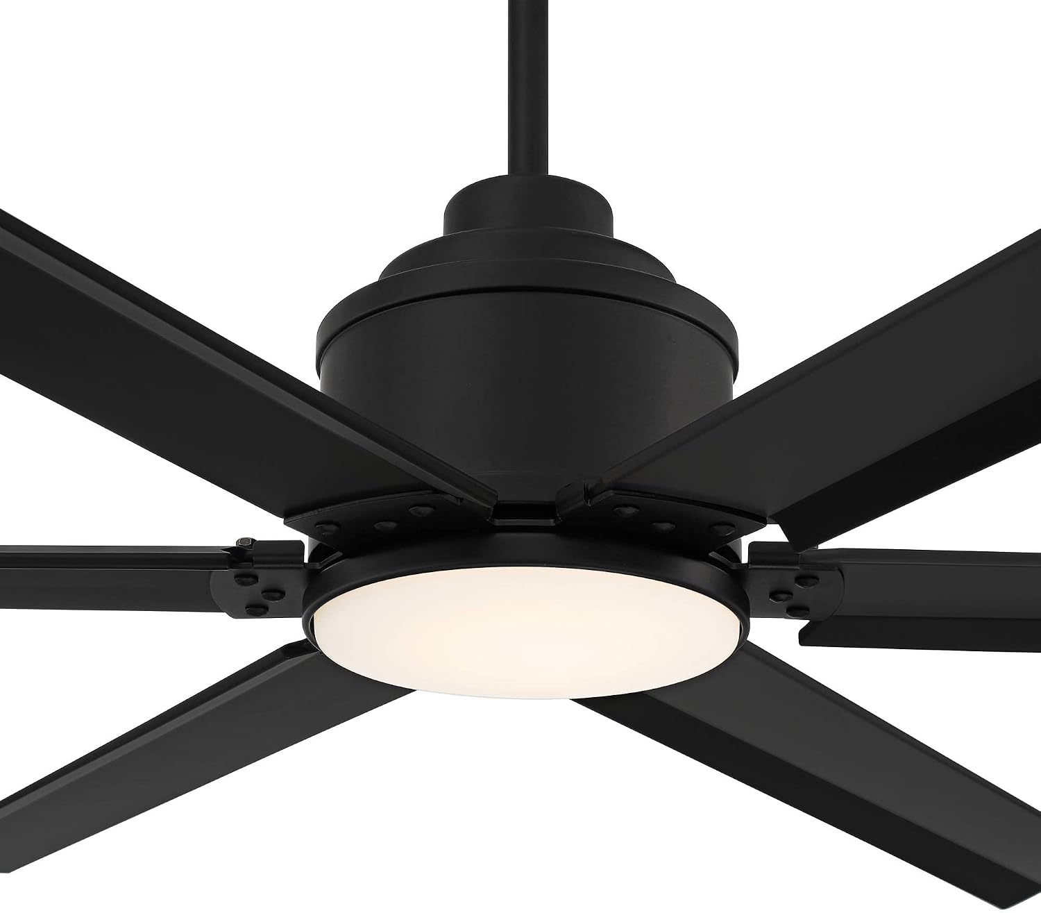 Casa Vieja 65" Ultra Breeze Modern Industrial Outdoor Ceiling Fan with Dimmable LED Light Remote Control Matte Black Wet Rated for Patio Exterior House Home Porch Gazebo Garage with 4 1/2" Downrod