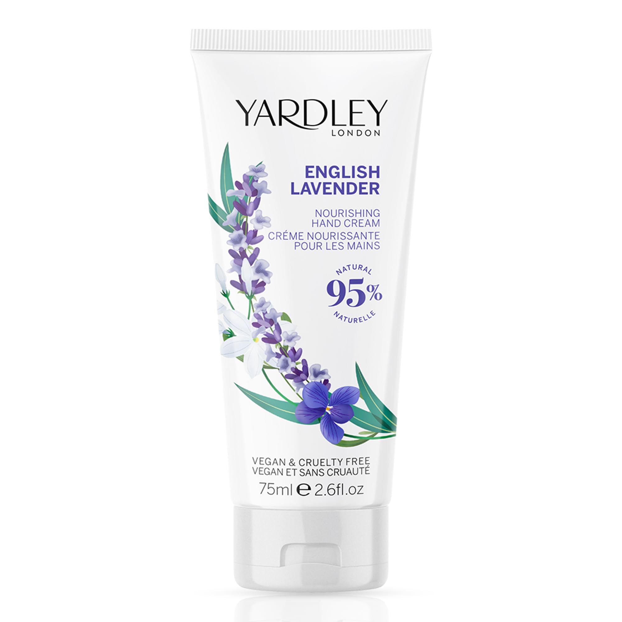 Yardley London English Lavender Hand Cream, Shea Butter, 75ml