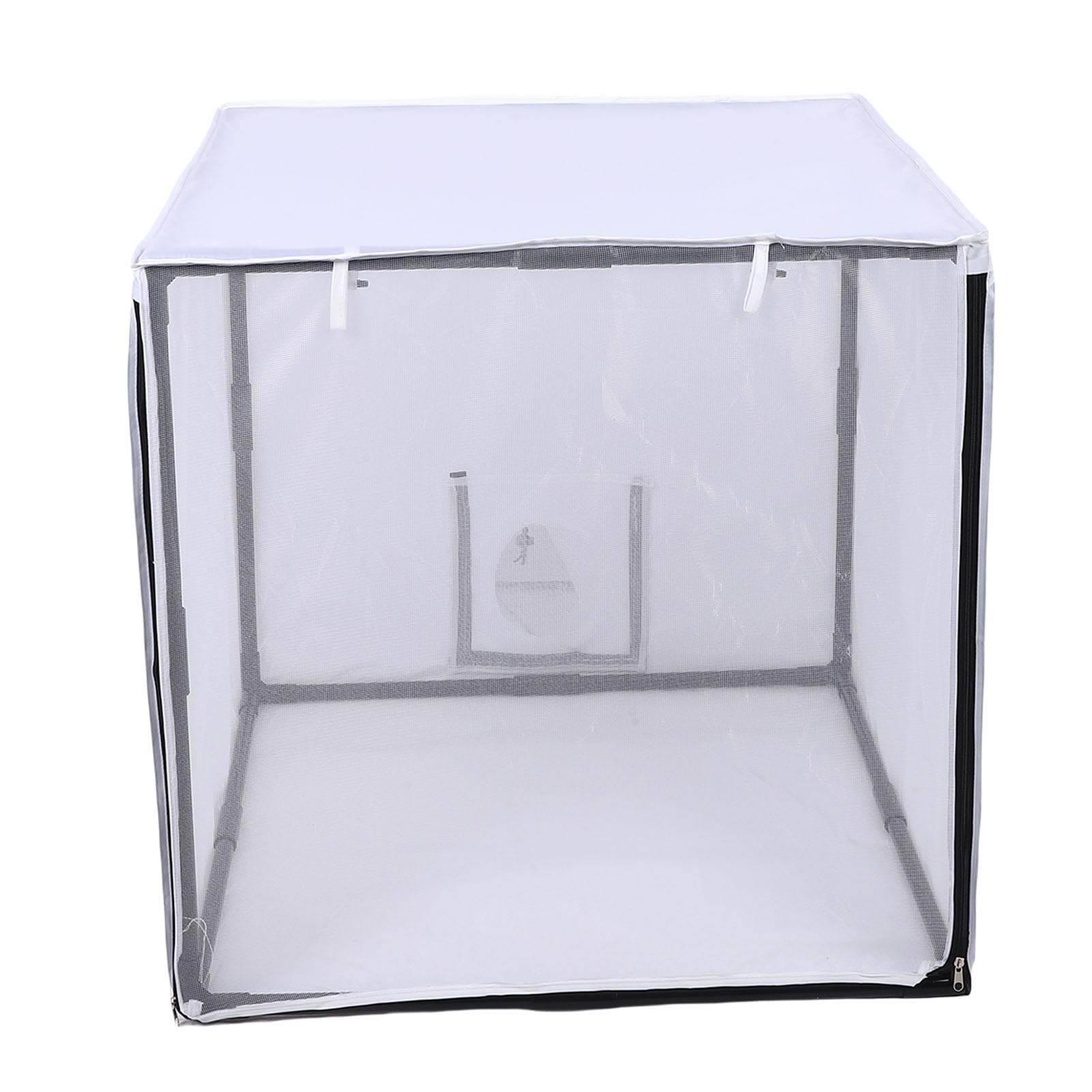 Tienda de Cabina de Pintura Portátil con Filtro y Cortina de Malla, 75x75x75cm, Tela Oxford y PVC, Desmontable, para Garaje Estudio Jardín