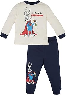 بيجامة محبوكة بقصة عادية ورقبة دائرية وأكمام طويلة للأولاد البيبي من ديفاكتو، موديل D5354A5