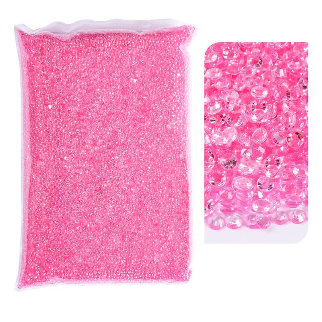 Nuevo AB Jelly Resin Non Rhinestones en paquete a granel Nail Art para Nail Wedding-Lt.Pink,Mixedss6-30 50000pcs