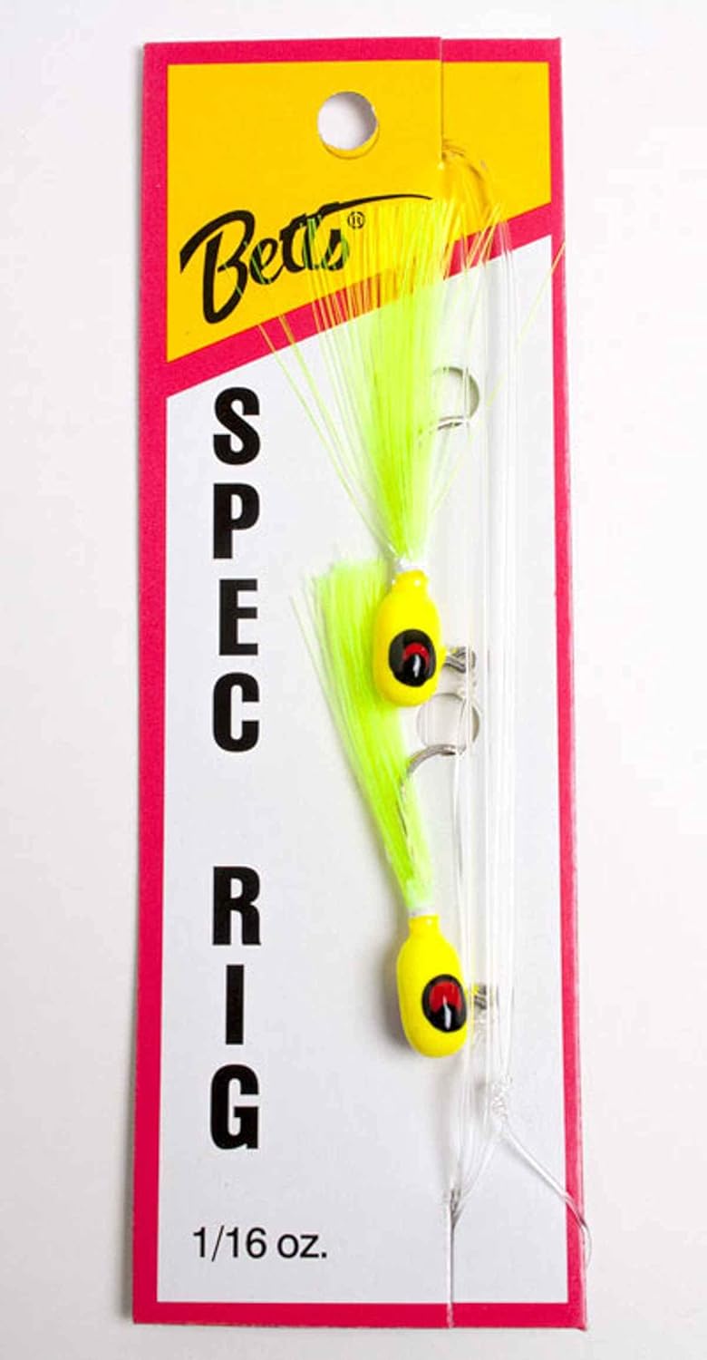 Amazon.com : Betts 780-6-5 1/16-Ounce Spec Rig, Chartreuse Finish ...