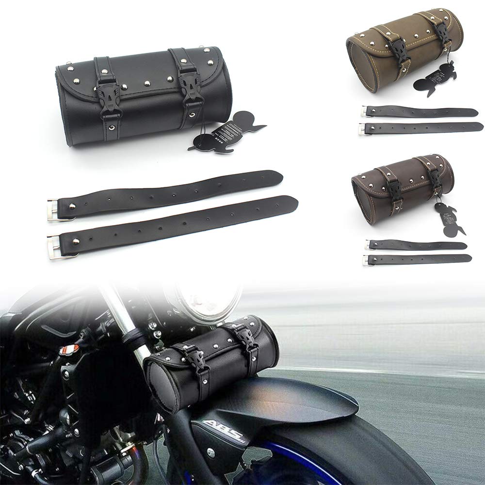 Lot De 2 Sacoches De Selle Universelles En Cuir - Moto Harley Custom - PARRYS LEATHER WORLD