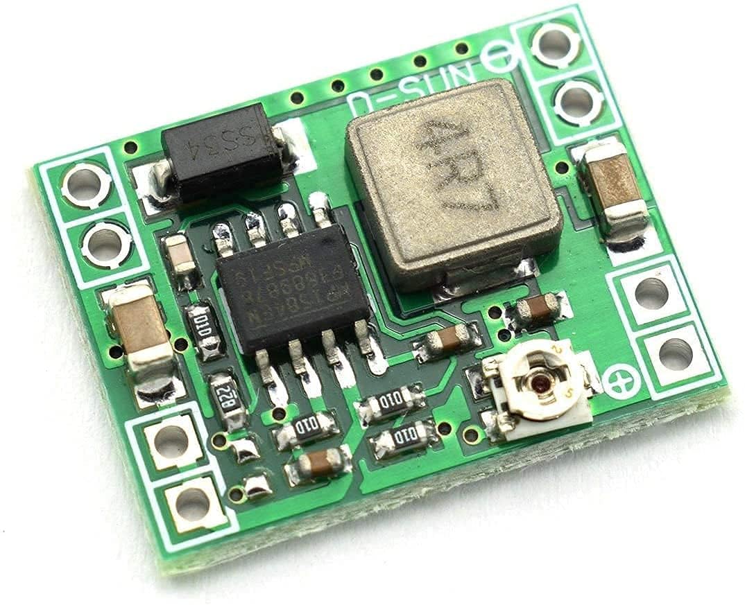 mp1584en mini 3a dc-dc buck converter step down module | adjustable 4.5v–28v to 0.8v–20v voltage regulator | high efficiency power supply module for ard, esp32, diy projects