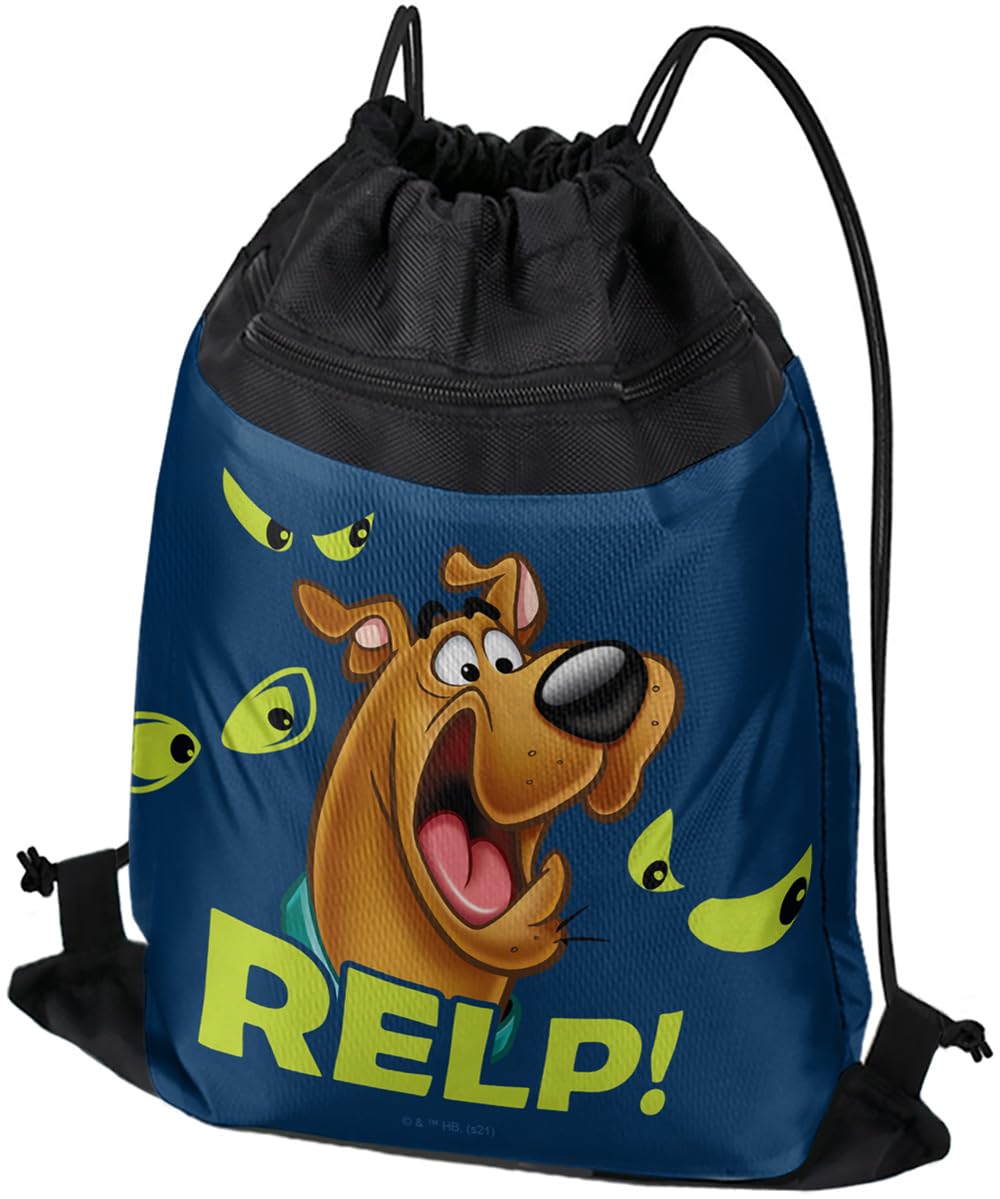 LOGOVISION Scooby Relp! Drawstring Backpack Sports Bag Sackpack 17