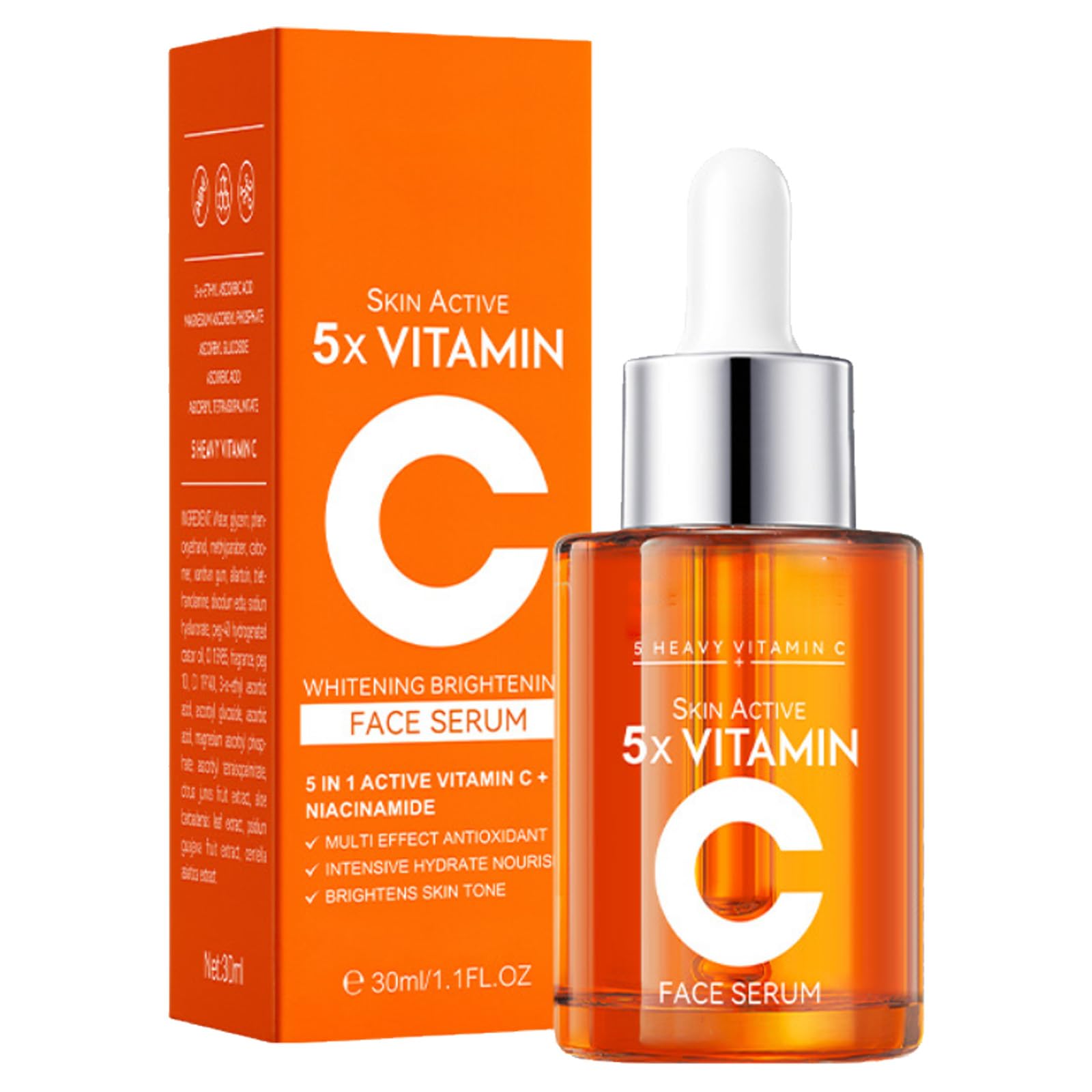 Amazon.com: 5x Vitamin C Face Serum, Korean Vitamin C -Face