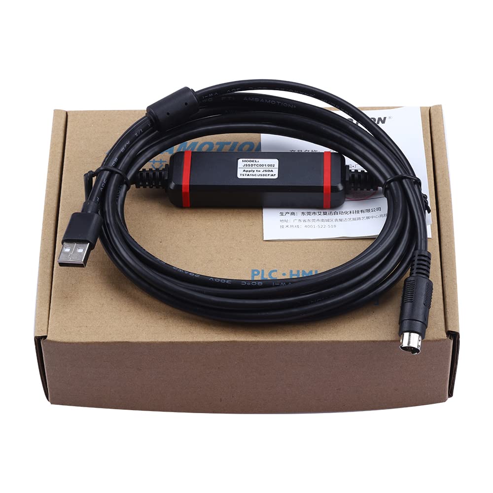 JSSDTC001/002 for JSDEP JSDE JSDA debug Cable RS232 Communication Download Cable Black red