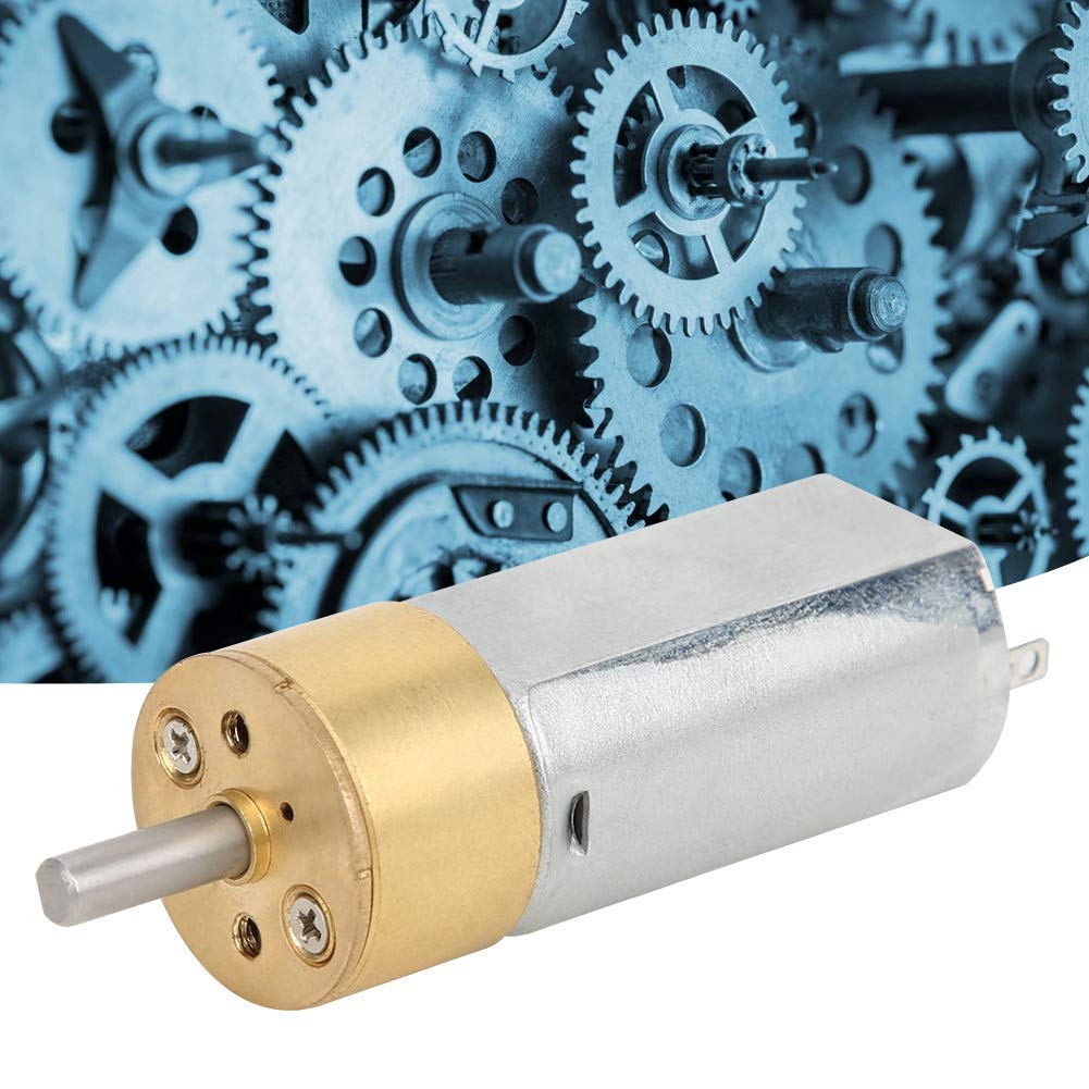 Garosa DC12V Mini Gear Box Planetary Gearbox Motor 6mm Planetary Gear Motor All-Brass Micro Speed Reduction Motor High Torsion Gear Box Motor Low Noise 400RPM/600RPM/800RPM(600RPM)