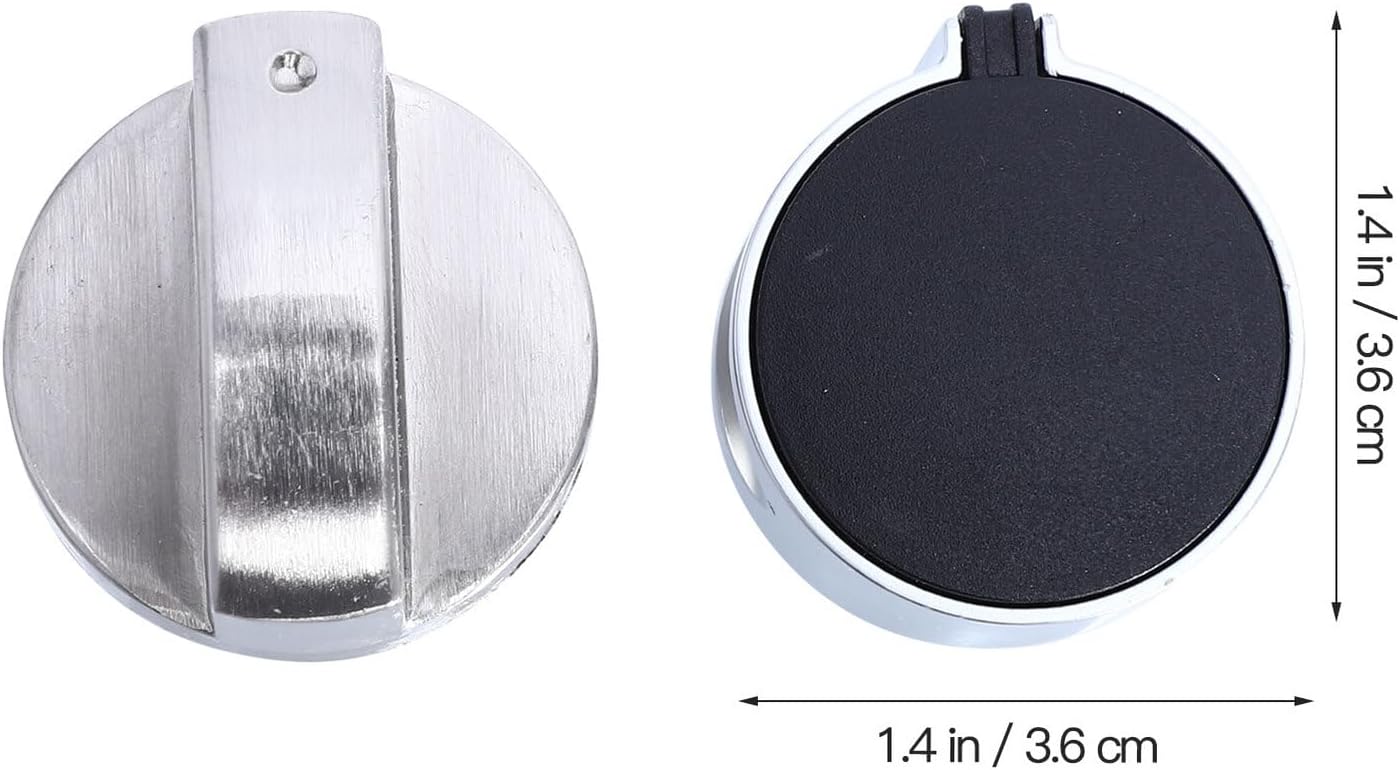 Toddmomy 4pcs Gas Stove Control Knobs Zinc Alloy Replacement for Cooktop Burners Ergonomic Rotary Switch Knobs Compatible with Stoves Easy Installation and Smooth Operation