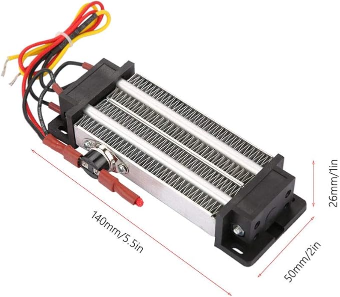 Calefactor Eléctrico Cerámico 500W 110V con Temperatura Constante Automática miniatura 2