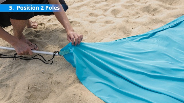 beach tent zusammenlegen Watch How to set up the sun shelter on Amazon Live voice coil size_1.5