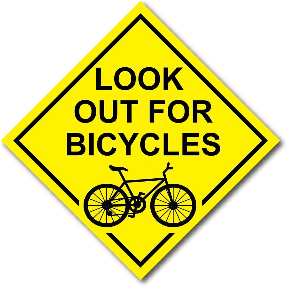 Look Out for Bicycles Reflective Decal
