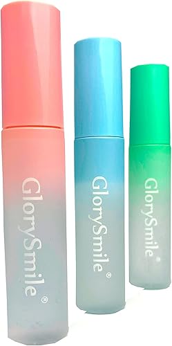 Glory Smile - Aerosol bucal oral - Melocotón, menta, lima (3 unidades) ambientador de aliento para todas las edades