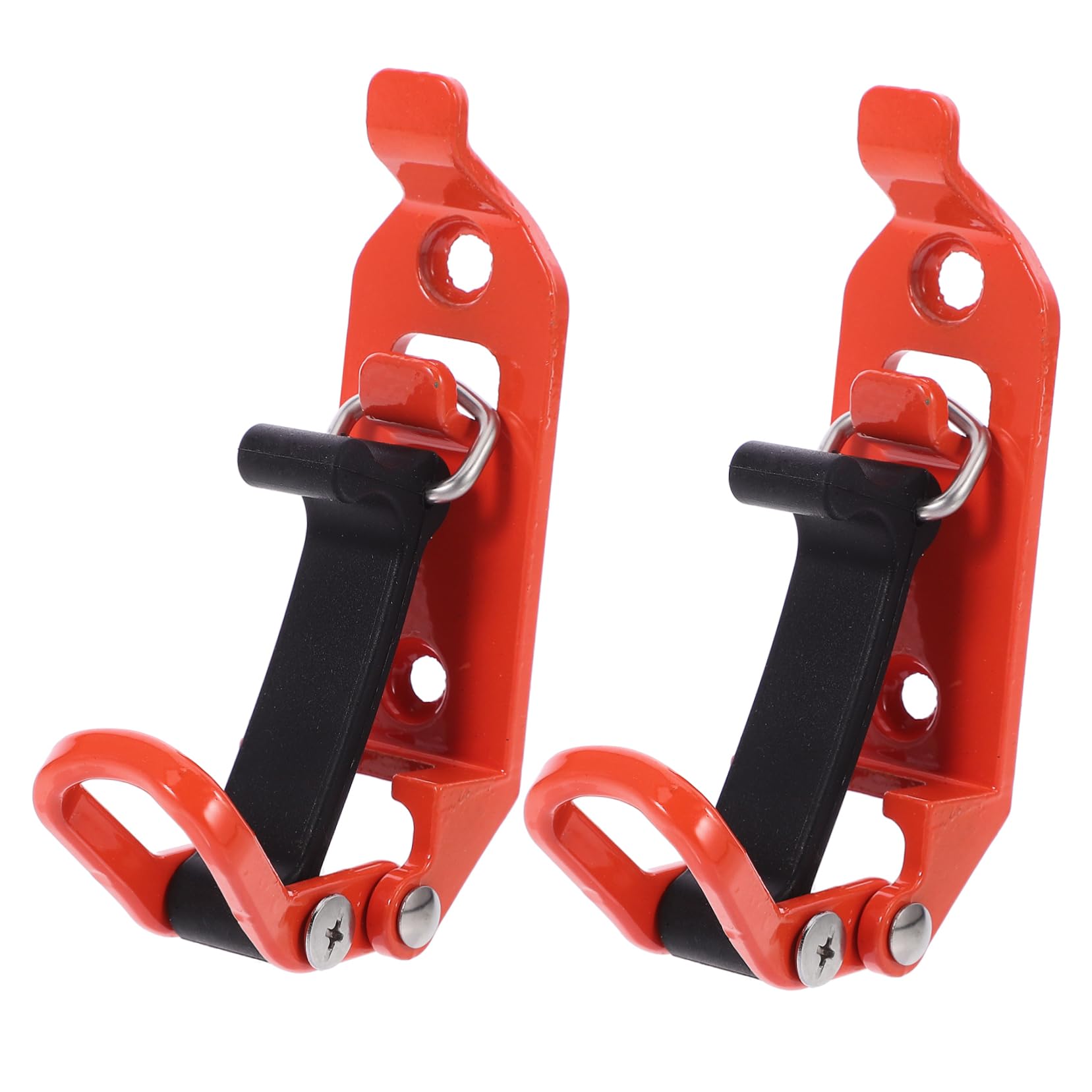 BUTIFULSIC 2pcs Zinc Alloy Shovel Mount Clamp for Roof Rack Shovel Holder Car Accessory